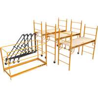 Complete 18' Drywall  Baker Scaffold Tower Set, 122" D x 236" H Sidevic Inc.