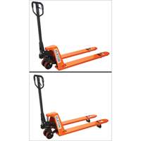 Low Profile Hydraulic Pallet Trucks, 48" L x 20.5" W, 3300 lbs. Cap. Sidevic Inc.
