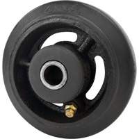 Roue en caoutchouc moul&eacute;, 4" (102 mm) dia. x 1-1/2" (38 mm) la, Capacit&eacute; de 350 lb (158 kg) Sidevic Inc.