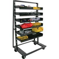 Single-Sided Heavy Duty A-Frame Cart with 6 Trays, 38" x 25" x 63", 2500 lbs. Capacity Sidevic Inc.