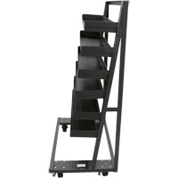 Single-Sided Heavy Duty A-Frame Cart with 6 Lipped Trays, 38" x 25" x 63", 2500 lbs. Capacity Sidevic Inc.