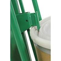 Powered Drum Hand Truck with Pneumatic Wheels Sidevic Inc.