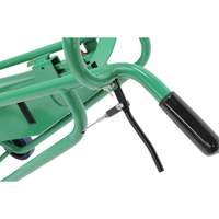 Powered Drum Hand Truck with Pneumatic Wheels Sidevic Inc.