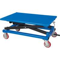 Manual Scissor Lift Table, 37-3/8" L x 23-5/8" W, Steel, 660 lbs. Capacity Sidevic Inc.