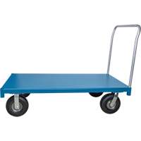 Chariot &agrave; plateforme robuste, 48" lo x 24" la x Capacit&eacute; 1200 lb, Roues en Anticrevaison Sidevic Inc.