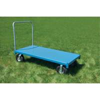 Chariot &agrave; plateforme robuste, 48" lo x 24" la x Capacit&eacute; 1200 lb, Roues en Anticrevaison Sidevic Inc.