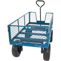Wagon avec c&ocirc;t&eacute;s rabattables, 24" la x 48" la x Capacit&eacute; 800 lb Sidevic Inc.