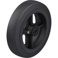 Black Rubber on Cast Iron Core Wheel Sidevic Inc.
