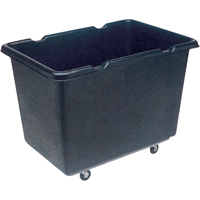 Light-Duty Econocarts Box Trucks, Black Recycled Plastic, 39" L x 27" W x 29" H, 12 cu. ft. Volume, 200 lbs. Capacity Sidevic Inc.