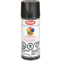 Industrial Acryli-Quik Lacquer, Black, Semi-Flat, 12 oz., Aerosol Can Sidevic Inc.