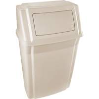 Contenants Slim Jim profil&eacute;s, Couvercle &agrave; battant, Plastique, Convient aux contenants 19-1/2" x 12" Sidevic Inc.
