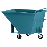 Chariot basculeur en acier, Acier, 1/2 vg³, Capacit&eacute; de charge de 2000 lb Sidevic Inc.