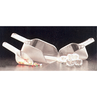 Clear Scoop, Plastic, Transparent, 6 oz. Sidevic Inc.