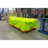 High-Visibility Heavy-Duty Woven Tarp, Polyethylene, Green/Orange, 16' x 20' x 12 mils Sidevic Inc.