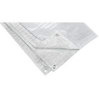 Insulated Tarp, Polyethylene, White, 20' x 12' x 8 mils Sidevic Inc.