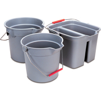 Seau Brute, Capacit&eacute; de 3.5 gal. US (14 pintes), Gris Sidevic Inc.