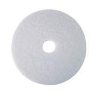Floor Pad, 17", Polish, White Sidevic Inc.