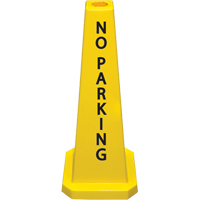 "No Parking" Lamba Traffic Cones, English Sidevic Inc.