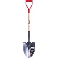 Pelle ronde Pro, Lame Acier durci, Bois, Manche Prise en D Sidevic Inc.