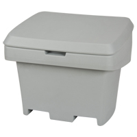Contenant de rangement robuste pour l'ext&eacute;rieure pour sel et sable, 30" x 24" x 24", 5,5 pi³, Gris Sidevic Inc.