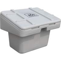 Contenants pour sel & sable SOS, Avec Moraillon, 30" x 24" x 24", 5,5 pi³, Gris Sidevic Inc.