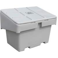 Salt Sand Container SOS, With Hasp, 42" x 29" x 30", 11 cu. Ft., Grey Sidevic Inc.