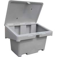 Salt Sand Container SOS, With Hasp, 42" x 29" x 30", 11 cu. Ft., Grey Sidevic Inc.