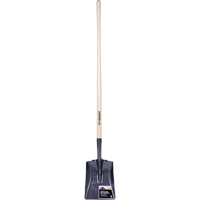 Pro Square Point Shovel, Wood, Tempered Steel Blade, Straight Handle, 48" Long Sidevic Inc.