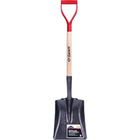 Pro Square Point Shovel, Wood, Tempered Steel Blade, D-Grip Handle, 27-3/4" Long Sidevic Inc.