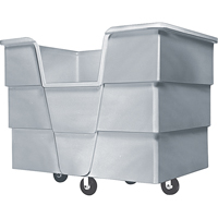Jumbo Starcart Box Truck, Polyethylene, 65" L x 45" W x 54" H, 60 cu. ft. Volume, 1500 lbs. Capacity Sidevic Inc.