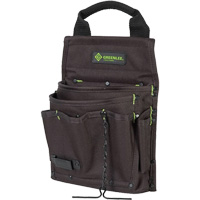 Sac &agrave; outils, Nylon, 7 pochettes, Noir Sidevic Inc.