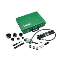 Hydraulic Knockout Kit with Hand Pump and Slug-Buster&reg; Punches Sidevic Inc.