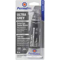 Ultra Grey&reg; Gasket Maker, Tube, 80 ml, -54°C - 260°C/-65°F - 500°F Sidevic Inc.