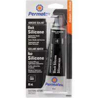 RTV Adhesive Sealant, 80 ml, Tube, Black Sidevic Inc.