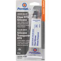 RTV Adhesive Sealant, 80 ml, Tube, Clear Sidevic Inc.