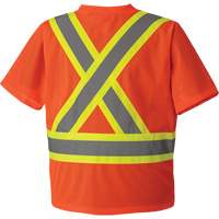5994 T-shirt de s&eacute;curit&eacute; haute visibilit&eacute;, Polyester, 2T-Grand, Orange haute visibilit&eacute; Sidevic Inc.