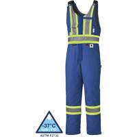5524A High-Visibility Flame-Resistant Quilted Safety Coveralls, 2X-Large, Royal Blue Sidevic Inc.
