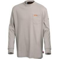 333 Flame-Resistant Long-Sleeved Cotton Shirt, 2X-Large, Grey Sidevic Inc.