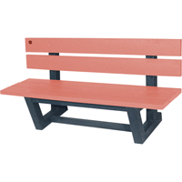 Bancs de parc d'ext&eacute;rieur, Plastique recycl&eacute;, 60" lo x 22-13/16" la x 29-13/16" h, S&eacute;quoia Sidevic Inc.