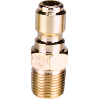3/8" Male Plated Steel Quick Disconnect Plug Sidevic Inc.