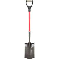 Heavy-Duty Shovels, Fibreglass, Carbon Steel Blade, D-Grip Handle, 30-1/2" Long Sidevic Inc.