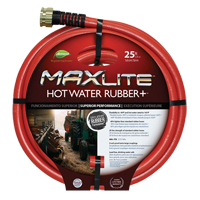 Hot Water Hose, Rubber, 5/8" dia. x 25' L Sidevic Inc.