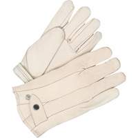 Classic Roper Gloves, 10, Grain Cowhide Palm, Fleece Inner Lining Sidevic Inc.