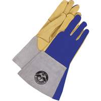 Gants de soudage &agrave; l'arc TIG et MIG, Cuir fleur de daim, Taille Grand Sidevic Inc.