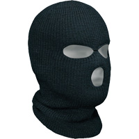 Classic 3-Hole Balaclava, Acrylic, Black Sidevic Inc.