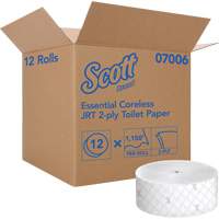 Scott&reg; Essential Toilet Paper, Jumbo/Coreless Roll, 2 Ply, 1150' Length, White Sidevic Inc.