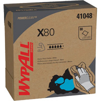 WypAll&reg; X80 Extended Use Cloths, Heavy-Duty, 16-4/5" L x 9" W Sidevic Inc.