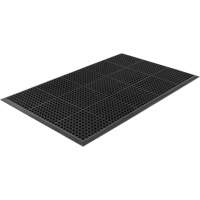 Tapis de s&eacute;rie Competitor, &agrave; fentes, 3' x 5' x 7/8", Noir, Caoutchouc naturel Sidevic Inc.