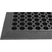 Tapis de s&eacute;rie Competitor, &agrave; fentes, 3' x 5' x 7/8", Noir, Caoutchouc naturel Sidevic Inc.