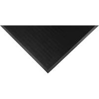 Tapis Gritstop Fingermat, Caoutchouc, Grattoir Type, Motif Textur&eacute;, 2' x 2-2/3', Noir Sidevic Inc.
